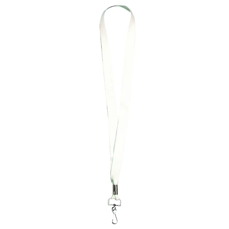 White Lanyard with Full Color Imprint — view 4