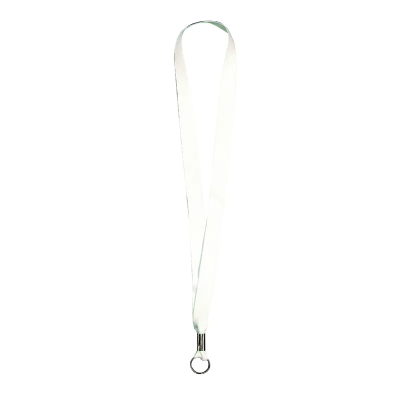 White Lanyard with Full Color Imprint — view 5