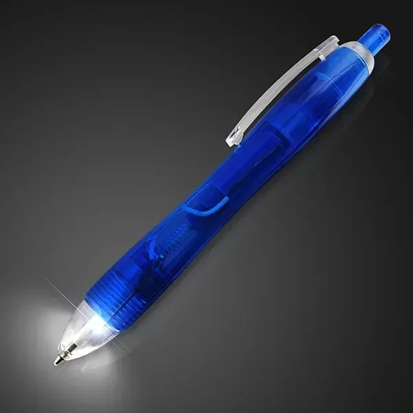 White LED Light Tip Pen — view 2