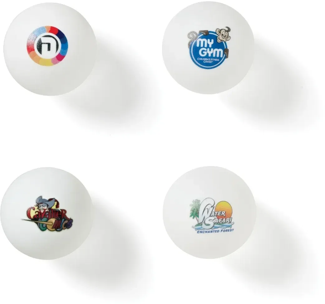Custom White Ping Pong Ball — view 2
