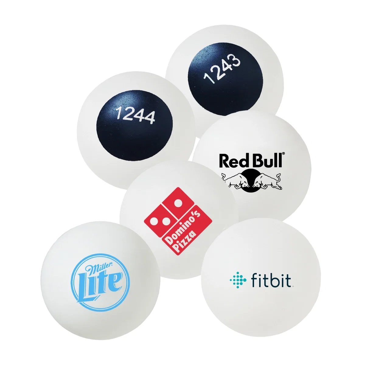 Custom White Ping Pong Ball — view 4
