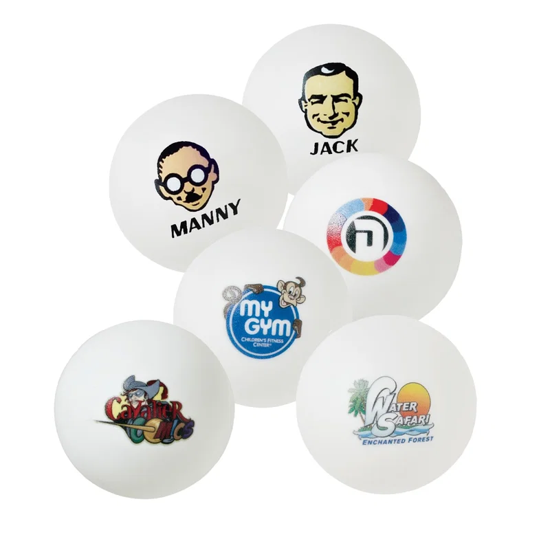 Custom White Ping Pong Ball — view 5