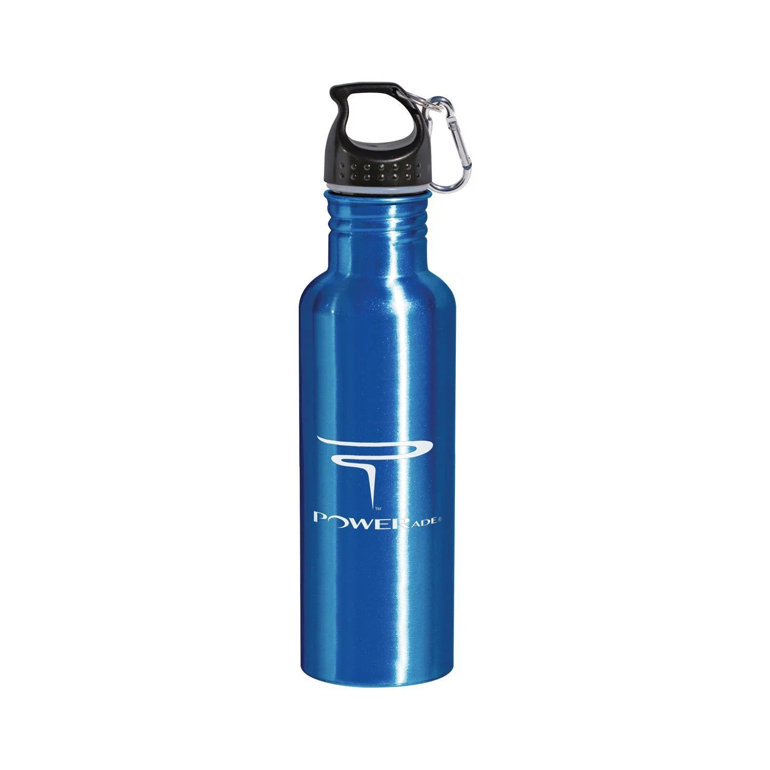 Wide Mouth Aluminum 28 Oz Sports Bottle — Blue — view 2