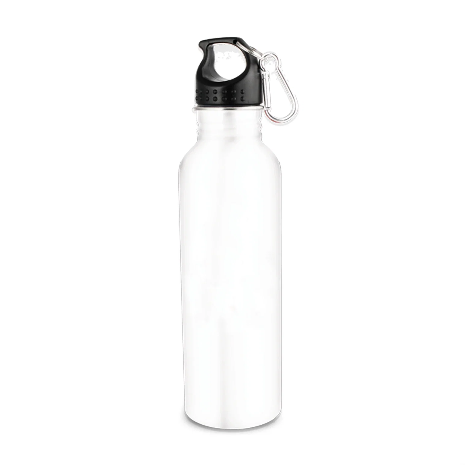 Personalized 25oz Wide Mouth Stainless Steel Carabiner Water Bottle for dealer and partner awards