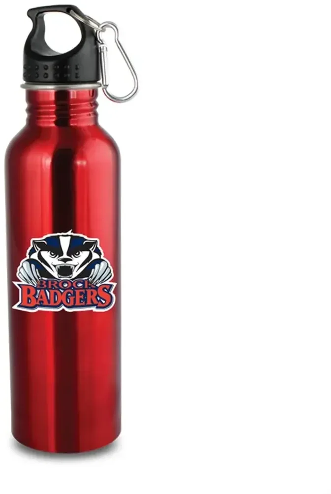 25oz Wide Mouth Stainless Steel Carabiner Water Bottle — view 3