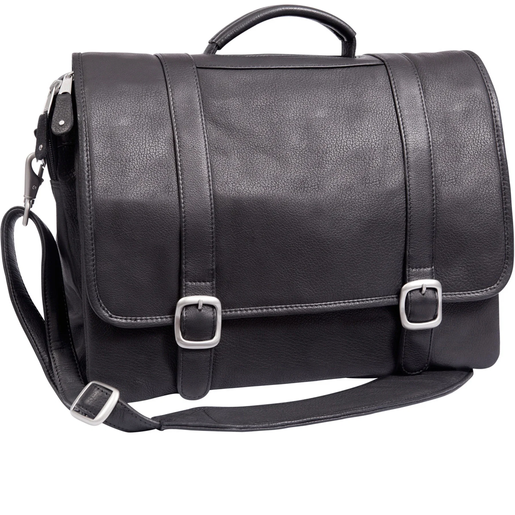 Willow Rock Leather Computer Briefcase — view 4
