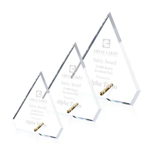 Starfire Crystal Diamond Award with Support Pin