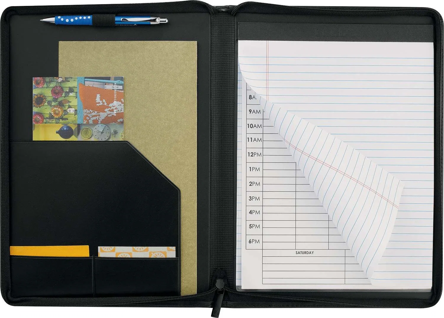 Windsor Impressions Zippered Padfolio with FSC® Mix Paper — view 8