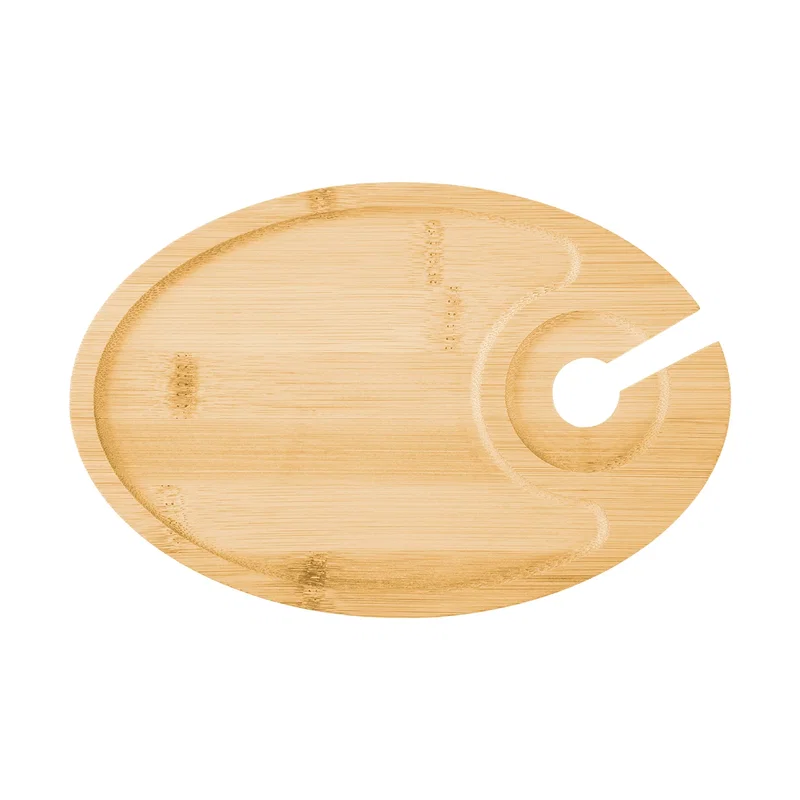 Detail of the recessed groove cut into the board