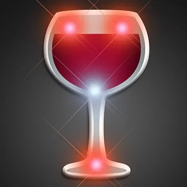 Wine Glass Pin Flashers — view 2