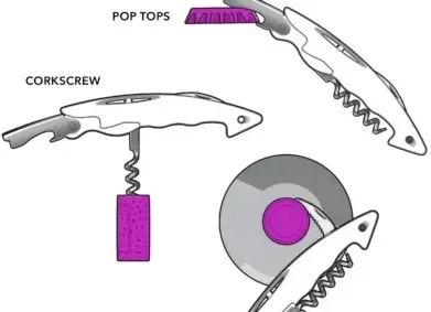 Wine-Out-Loud Bottle Opener — view 4