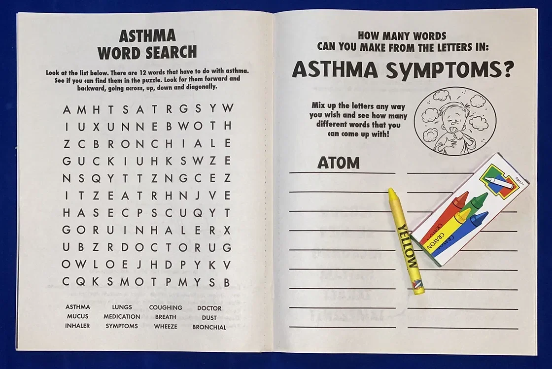 Winning with Asthma Coloring Book & Activity Book — view 2
