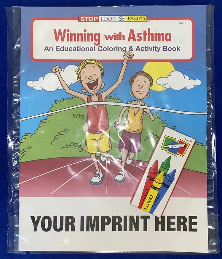 Winning with Asthma Coloring Book & Activity Book — view 3