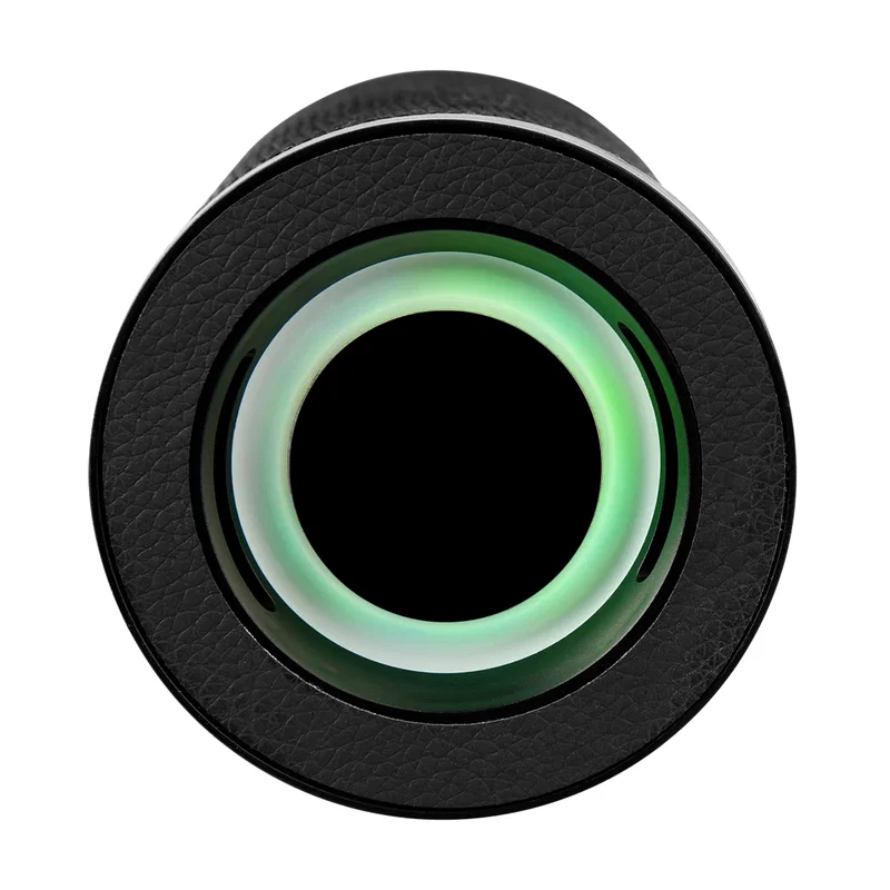 Mesh wrapping the black cylindrical body
