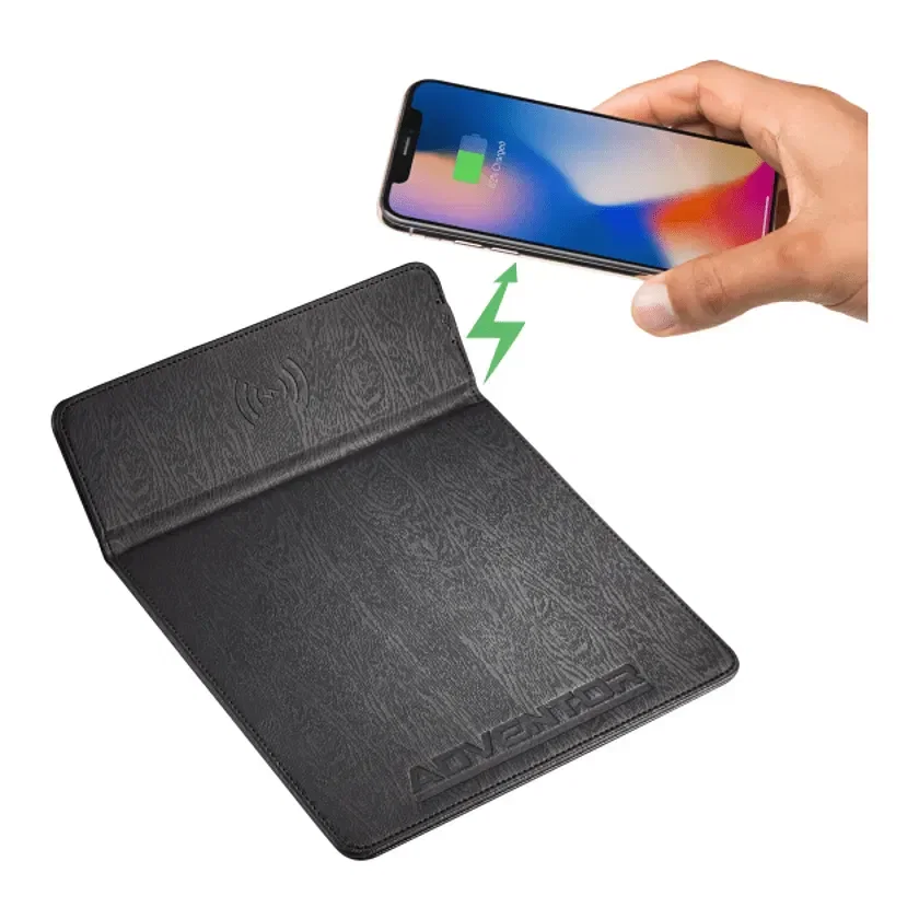 Custom Wireless Charging Mouse Pad - 0.75oz — view 3