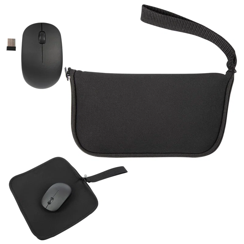 Wireless Mouse w/ Mousepad Carrying Case — view 2
