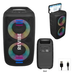 Wireless Speaker Tower With Phone Holder