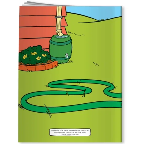Open Wise about Water Conservation coloring book pages with water-saving line art to color