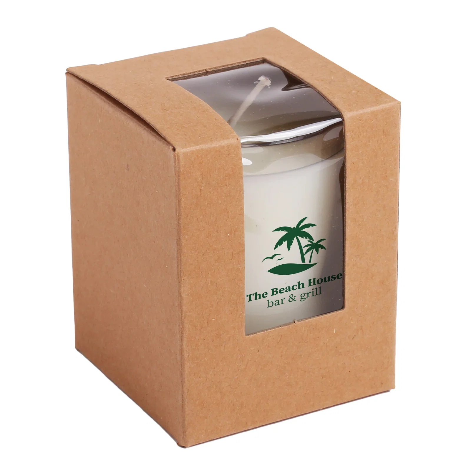 Wixie Candle with Kraft Paper Box: 3 oz — view 2