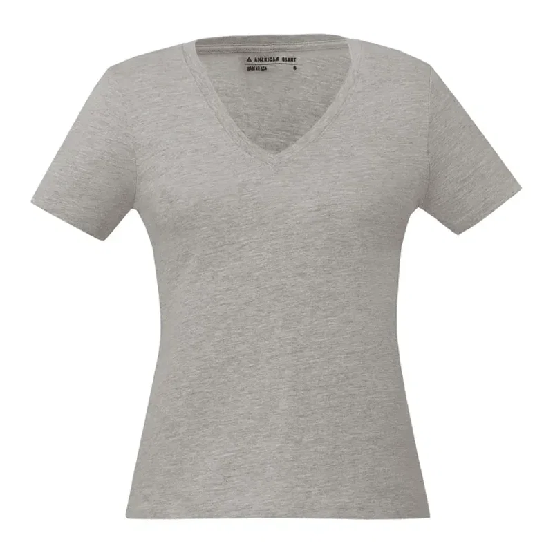 Women's American Giant Classic Cotton V-Neck T-Shirt — view 17