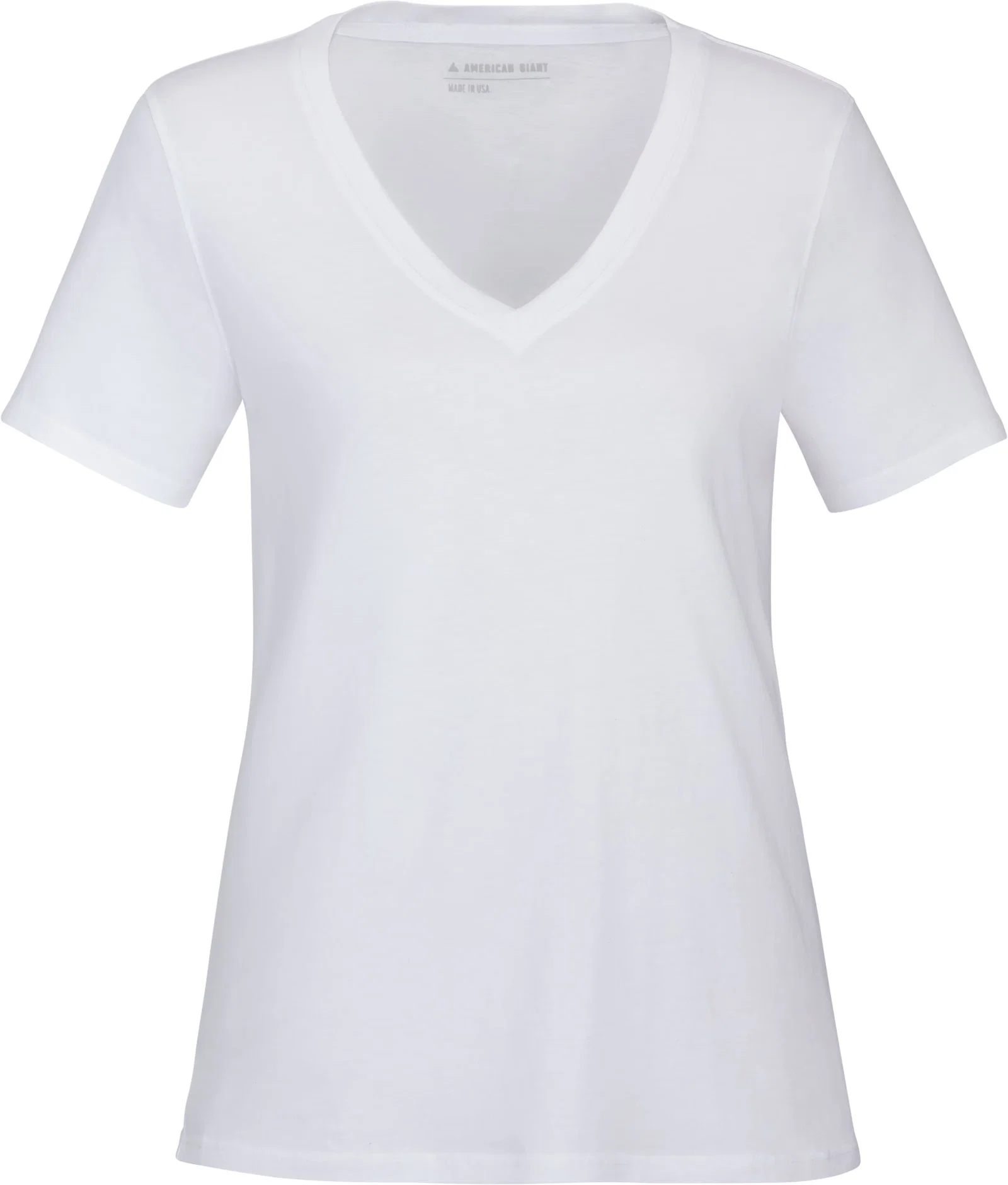 Women's American Giant Classic Cotton V-Neck T-Shirt — view 31