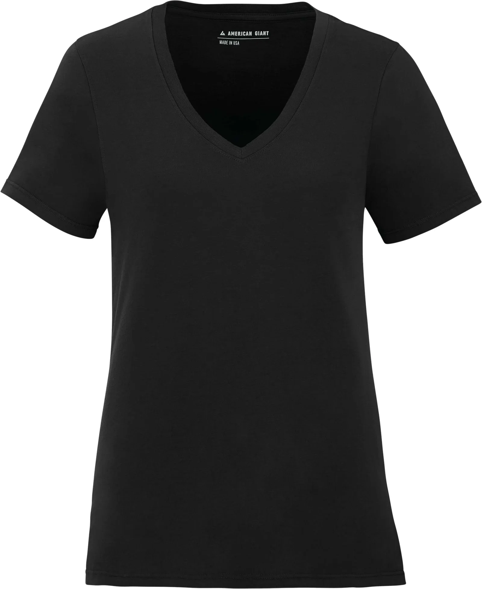 Women's American Giant Classic Cotton V-Neck T-Shirt — view 47