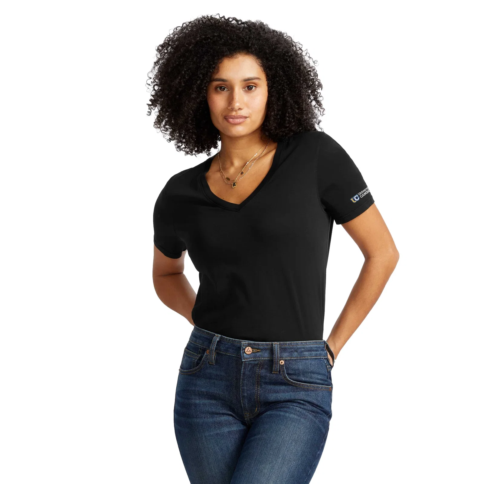 Women's American Giant Classic Cotton V-Neck T-Shirt — view 52