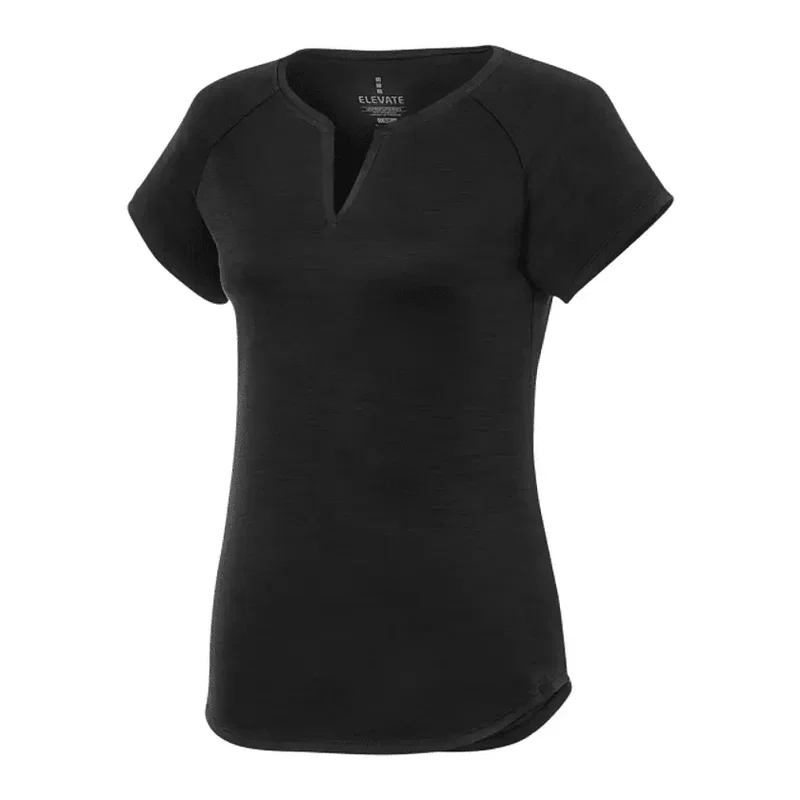 Custom Women's Short Sleeve Curved Hem Tee - Amos Eco — view 18