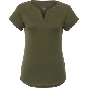 Custom Women's Short Sleeve Curved Hem Tee - Amos Eco