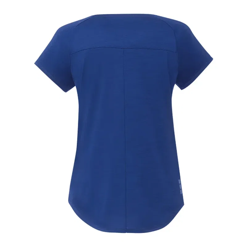 Custom Women's Short Sleeve Curved Hem Tee - Amos Eco — view 8