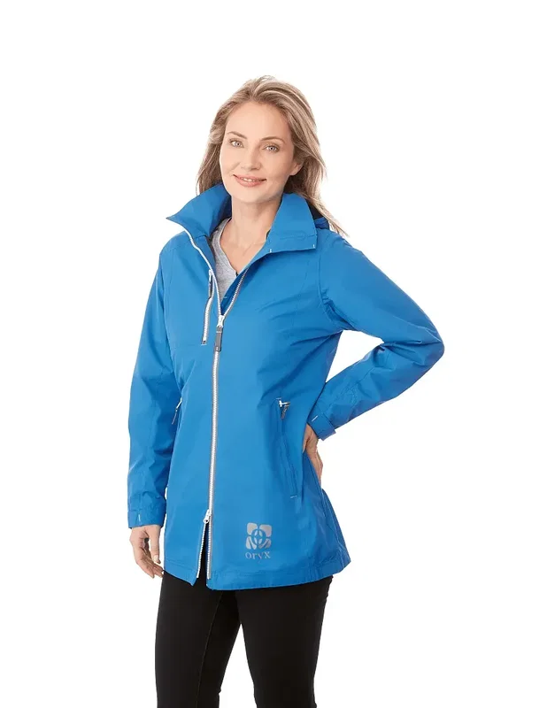 Custom Branded Women's Ansel Waterproof Jacket — view 4