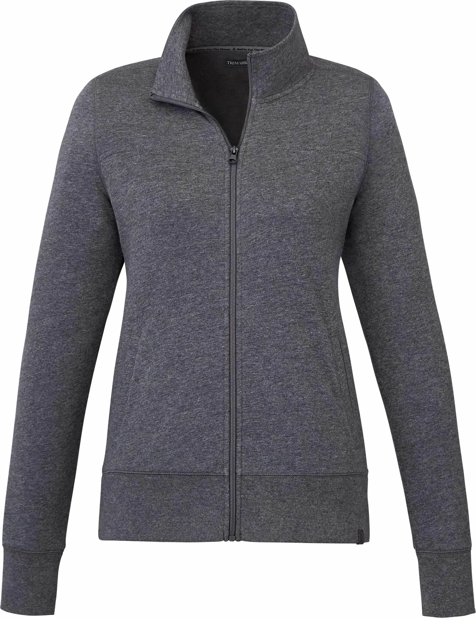 Custom Argus Eco Fleece Full Zip for Women — view 28