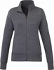 Argus Eco Fleece Full Zip for Women in Heather Dark Charcoal