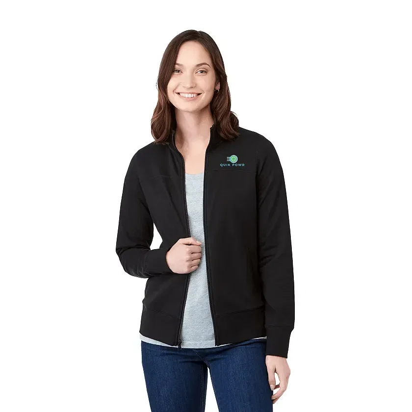 Argus Eco Fleece Full Zip for Women being worn