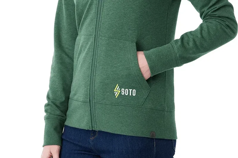 Custom Eco Fleece Women's Full Zip Hoody — view 17