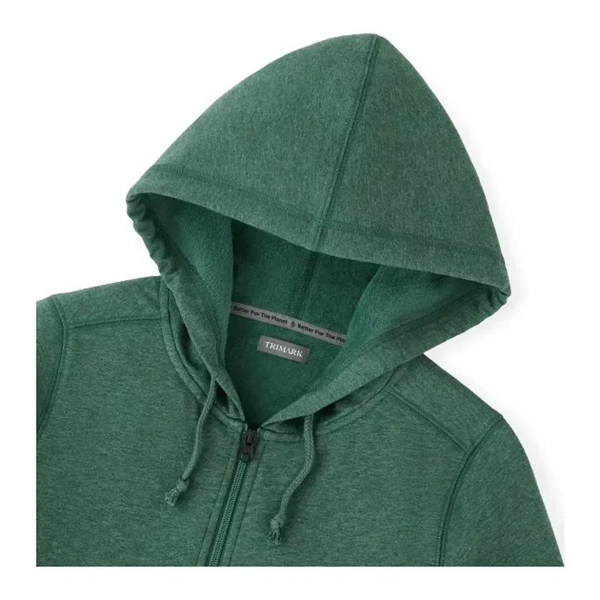 Custom Eco Fleece Women's Full Zip Hoody — view 20