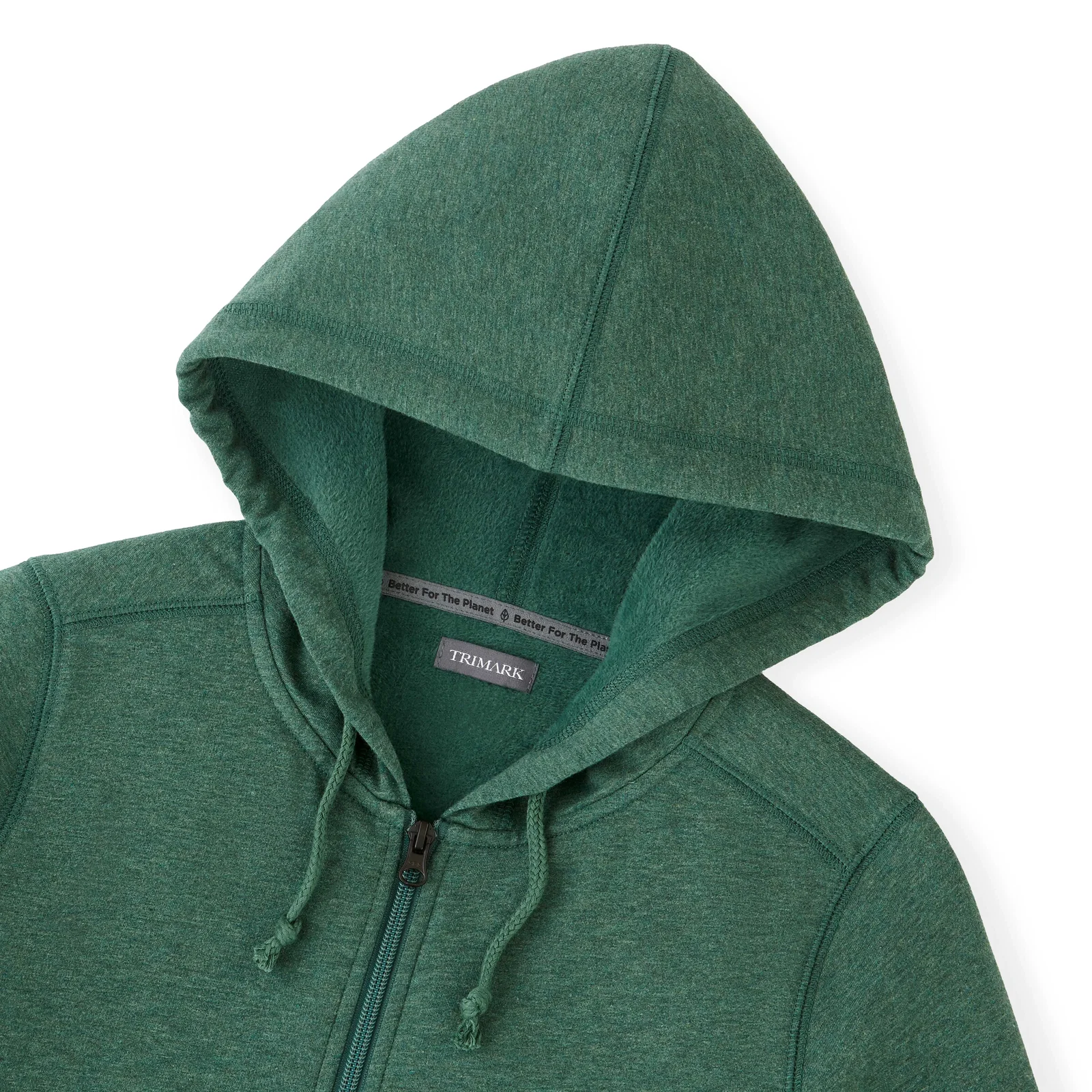 Custom Eco Fleece Women's Full Zip Hoody — view 50