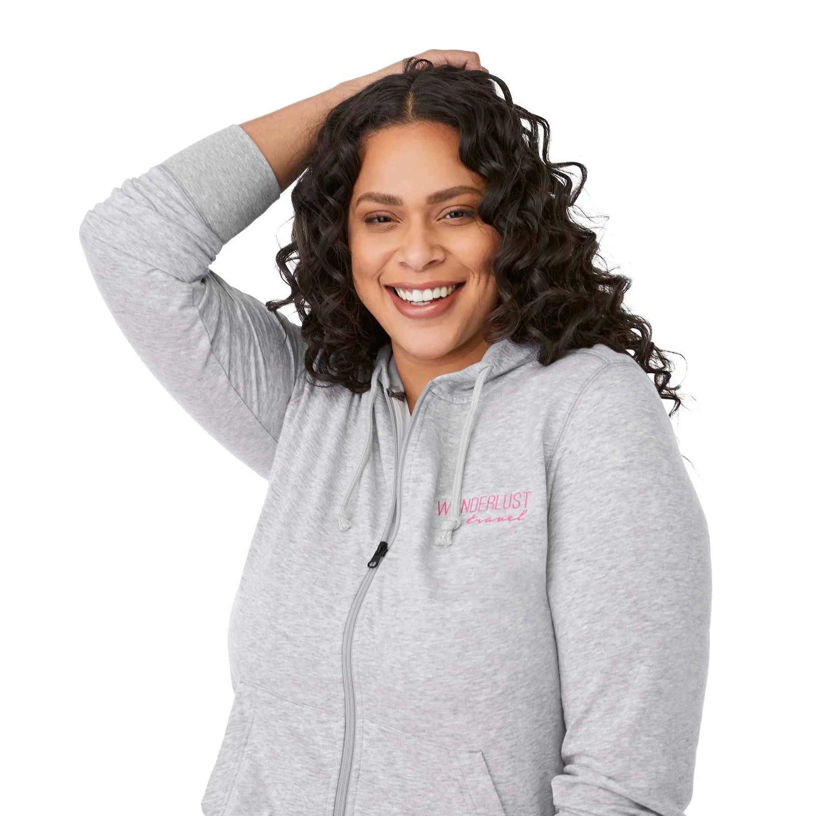 Custom Eco Fleece Women's Full Zip Hoody — view 58