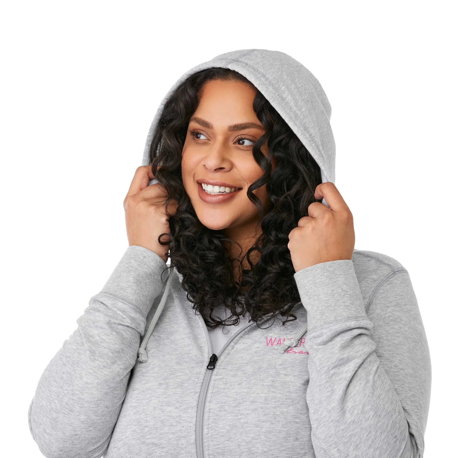 Custom Eco Fleece Women's Full Zip Hoody — view 59