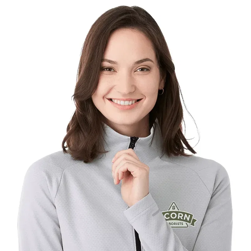 Custom Eco Knit Half Zip for Women — view 16