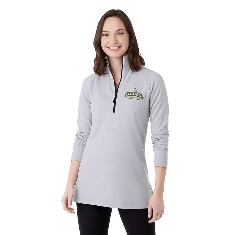 Custom Eco Knit Half Zip for Women — view 17