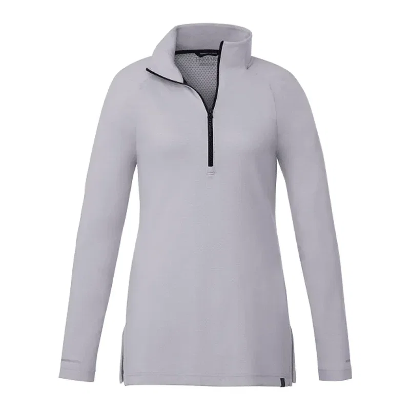 Custom Eco Knit Half Zip for Women — view 9