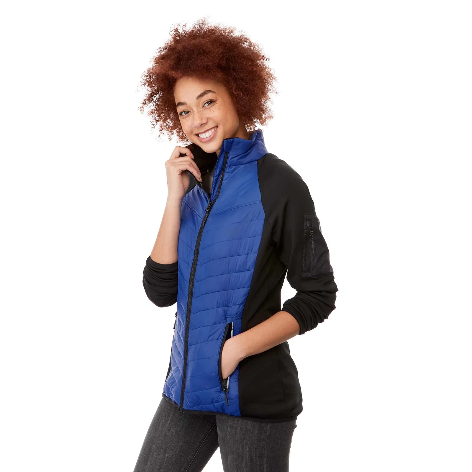 Custom Branded Women's BANFF Hybrid Insulated Puffer Jacket — view 27