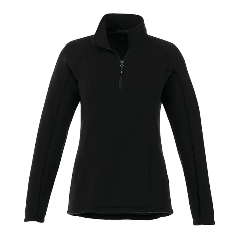 Customized Women's Half Zip Poly Microfleece - Bowlen Style — view 12