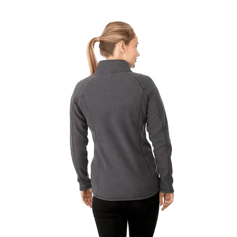 Customized Women's Half Zip Poly Microfleece - Bowlen Style — view 3