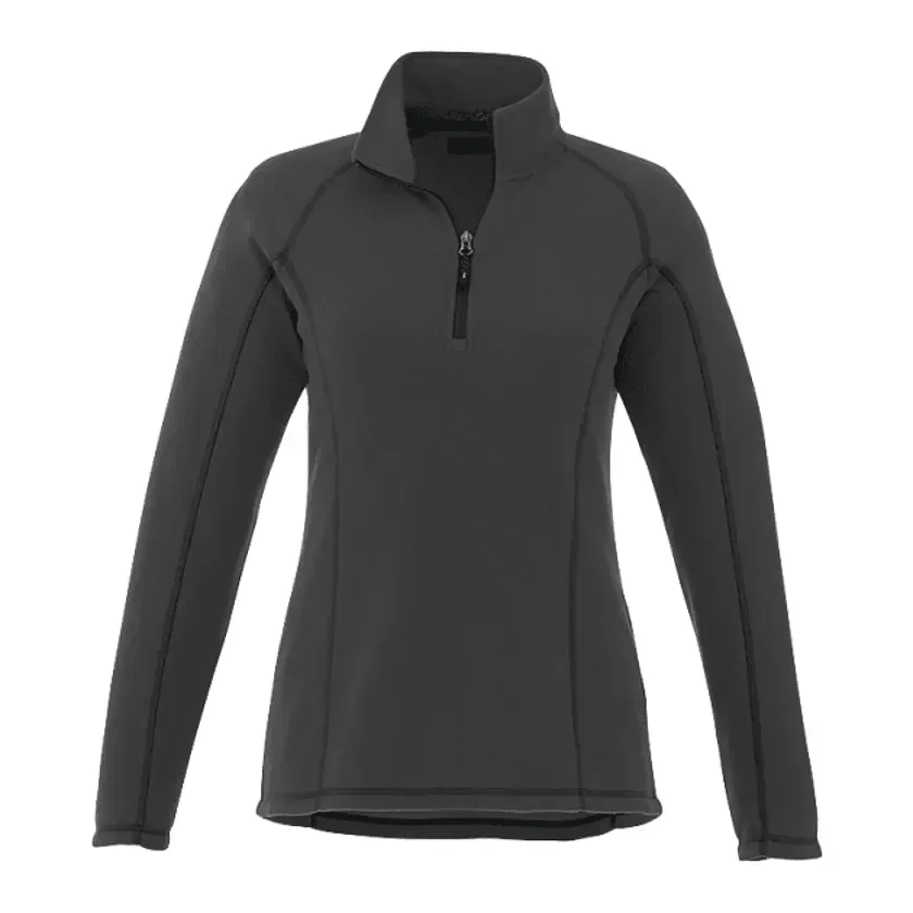 Customized Women's Half Zip Poly Microfleece - Bowlen Style — view 4
