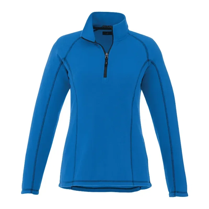 Customized Women's Half Zip Poly Microfleece - Bowlen Style — view 8