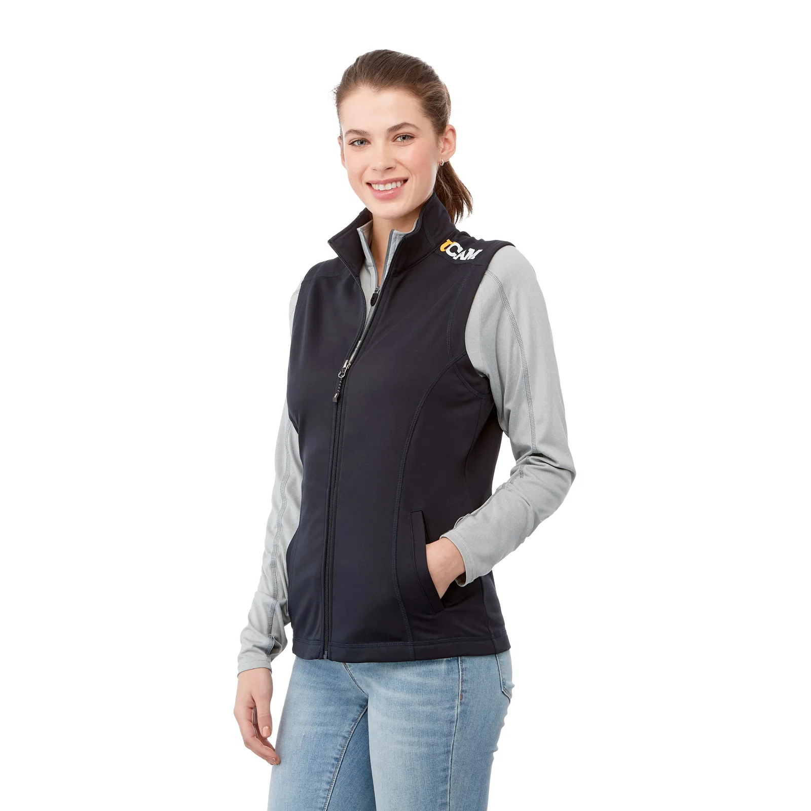 Customized Women's BOYCE Lightweight Knit Vest — view 13