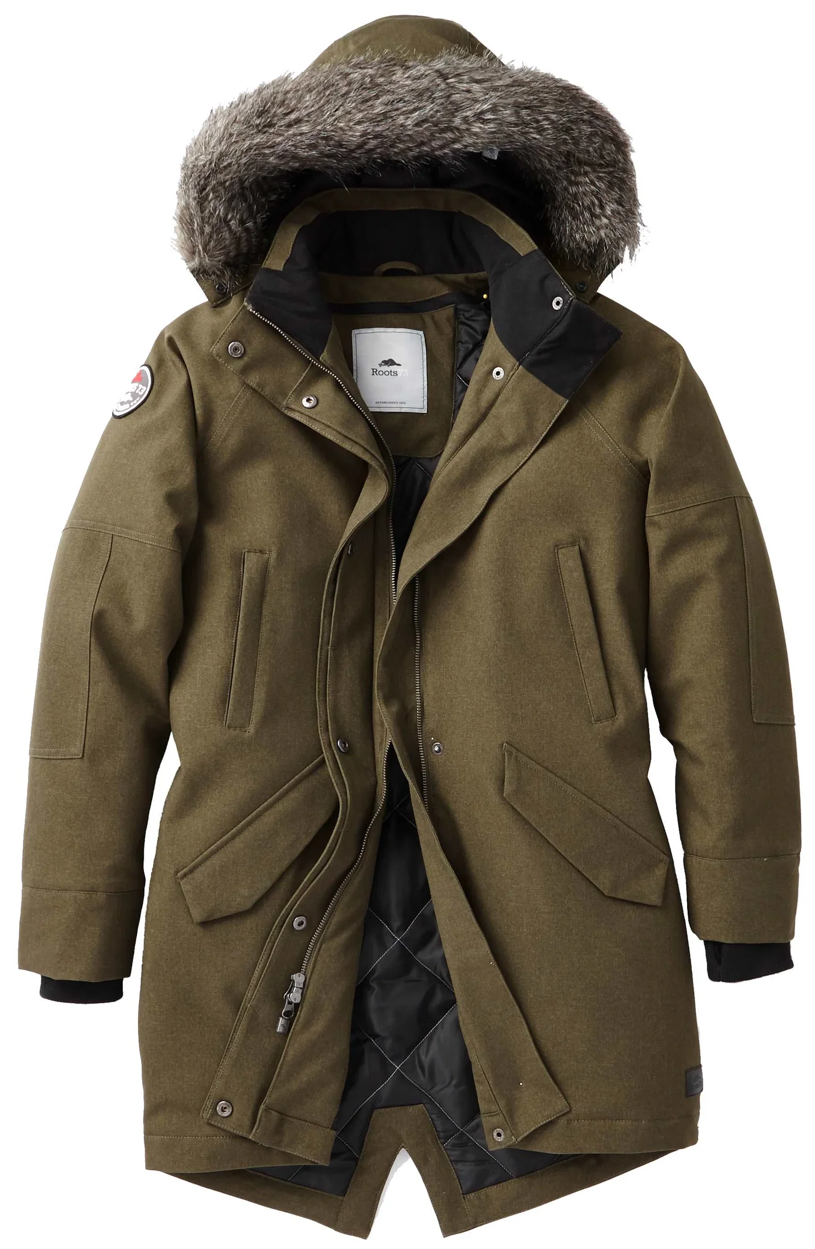 Custom Insulated Waterproof Parka - Women's Roots73 Bridgewater with Detachable Hood — view 10
