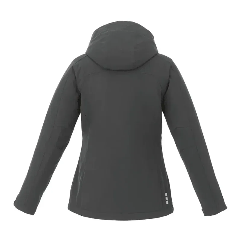 Custom Women's Bryce Insulated Softshell Logo Jacket with Hood — view 16